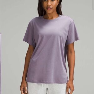 Lululemon All Yours Cotton T-Shirt Purple Ash 14